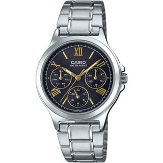 CASIO COLLECTION Mod. LADY MULTIFUNCTION - BLACK - WW.LTP-V300D-1A2UDF - Teknashop Ltd