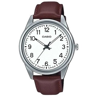CASIO COLLECTION Mod. CASUAL, LEATHER - WHITE - WW.MTP-V005L-7B4UDF - Teknashop Ltd