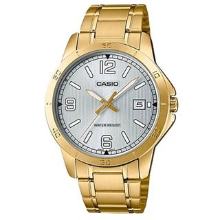 CASIO COLLECTION Mod. CASUAL DATE, GOLD - SILVER - WW.MTP-V004G-7B2UDF - Teknashop Ltd