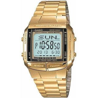 CASIO VINTAGE Mod. DATA BANK - ILLUMINATOR, TELEMEMO, 10 YEAR BATTERY - GOLD - WW.DB-360G-9ADF - Teknashop Ltd