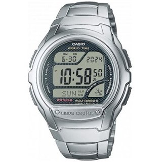 CASIO WAVE CEPTOR - WORLD TIME, RADIO CONTROLLED, Radio signal receiver (EU - USA  - Japan) - WW.WV-58RD-1AEF - Teknashop Ltd