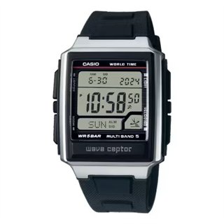 CASIO WAVE CEPTOR - WORLD TIME, RADIO CONTROLLED, Radio signal receiver (EU. USA. Japan) - WW.WV-59R-1AEF - Teknashop Ltd