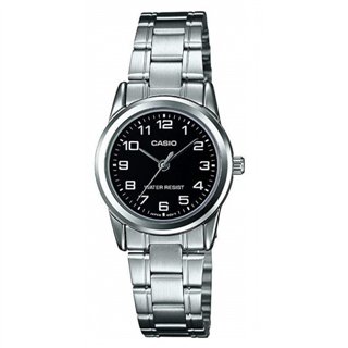 CASIO COLLECTION Mod. LADY 3H - BLACK - WW.LTP-V001D-1BUDF - Teknashop Ltd