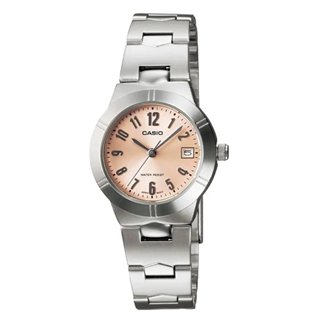CASIO COLLECTION Mod. LADY DATE - ANTIQUE PINK - WW.LTP-1241D-4A3DF - Teknashop Ltd
