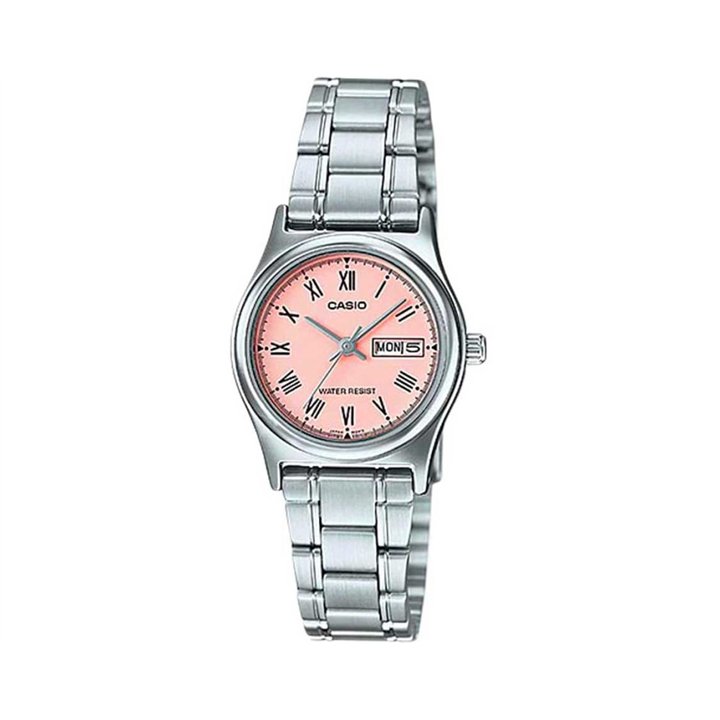 CASIO COLLECTION Mod. LADY DAY&DATE - PINK - WW.LTP-V006D-4BUDF - Teknashop Ltd