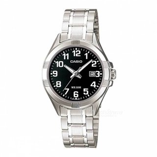 CASIO COLLECTION Mod. LADY DATE - BLACK - WW.LTP-1308D-1BVDF - Teknashop Ltd