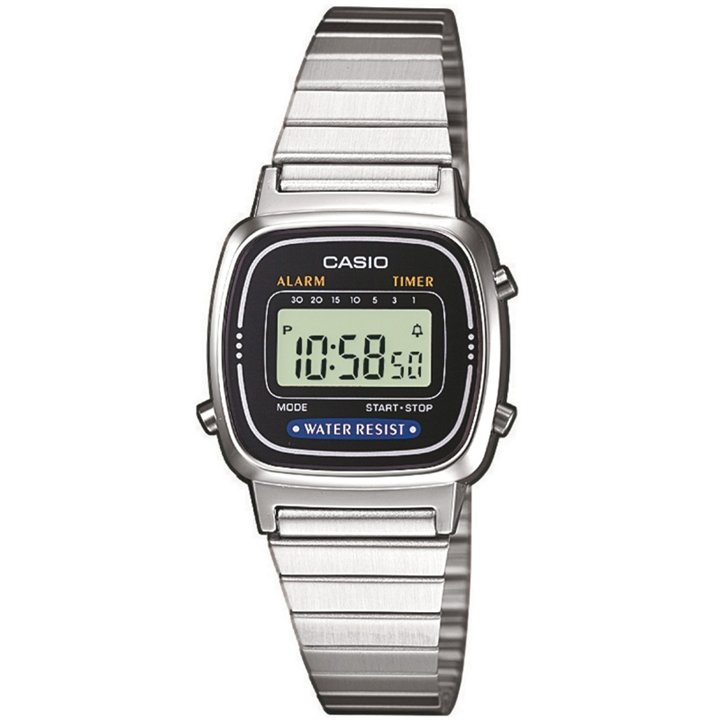 CASIO VINTAGE Mod. ICONIC MINI STEEL - BLACK - WW.LA-670WEGA-1EF - Teknashop Ltd