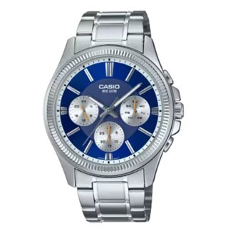 CASIO Mod. DAY DATE MULTIFUNCTION - BLUE - WW.MTP-1375D-2A1VDF - Teknashop Ltd