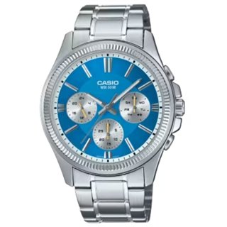 CASIO COLLECTION Mod. MULTIFUNCTION CALENDAR - LIGHT BLUE - WW.MTP-1375D-2A2VDF - Teknashop Ltd