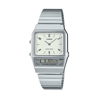 CASIO VINTAGE Mod. EDGY COLLECTION - CREAM - WW.AQ-800E-7A2EF - Teknashop Ltd