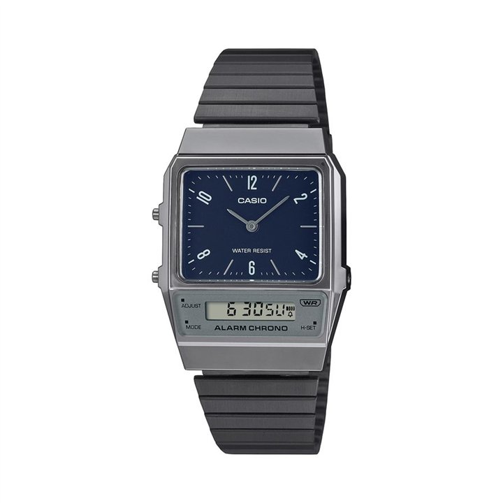 CASIO VINTAGE Mod. EDGY COLLECTION - PETROL BLUE - WW.AQ-800EB-2AEF - Teknashop Ltd