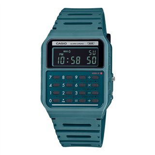 CASIO VINTAGE Mod. CALCULATOR EDGY COLLECTION - FOREST GREEN - WW.CA-53WB-3BEF - Teknashop Ltd