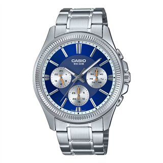 CASIO COLLECTION Mod. MULTIFUNCTION CALENDAR - BLUE - WW.MTP-1375D-2AVDF - Teknashop Ltd
