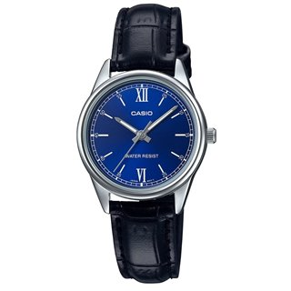 CASIO COLLECTION Mod. ONLY TIME LADY, LEATHER - BLUE - WW.LTP-V005L-2BUDF - Teknashop Ltd
