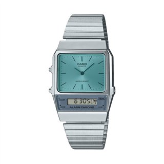 CASIO VINTAGE Mod. EDGY COLLECTION - AQUA GREEN - WW.AQ-800EC-2AEF - Teknashop Ltd