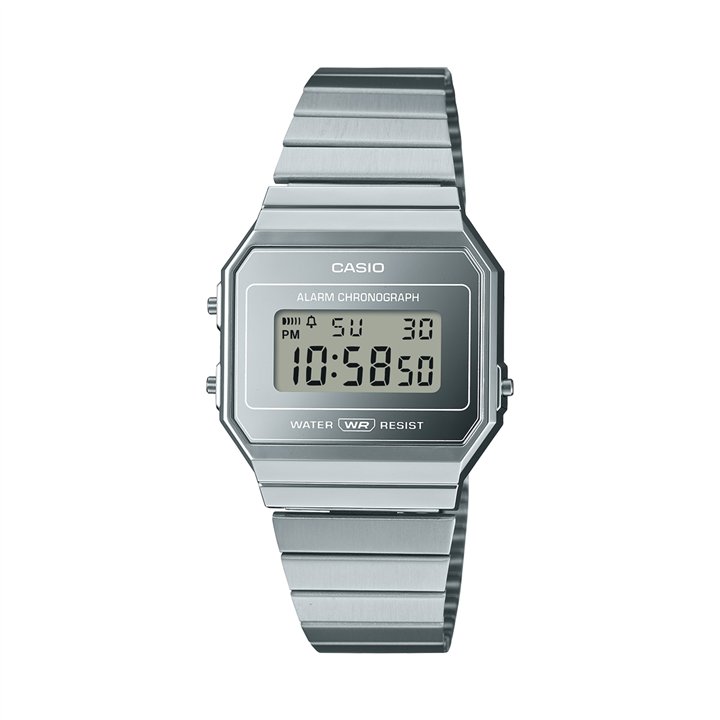 CASIO VINTAGE Mod. ICONIC SLIM DESIGN - SILVER - WW.A700WEV-7AEF - Teknashop Ltd