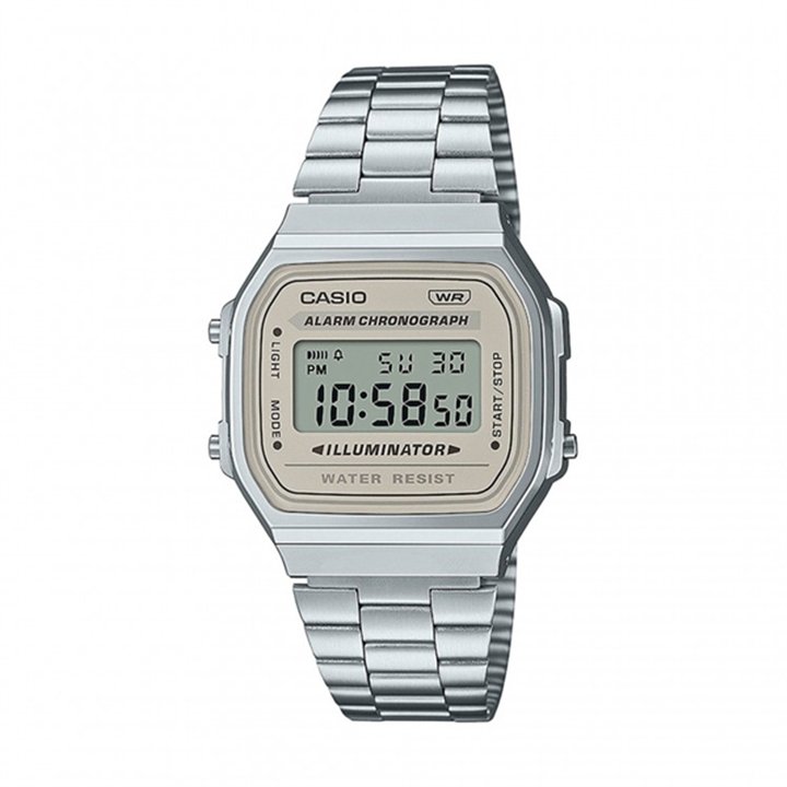 CASIO VINTAGE Mod. ICONIC - CREAM - WW.A168WA-8AYES - Teknashop Ltd