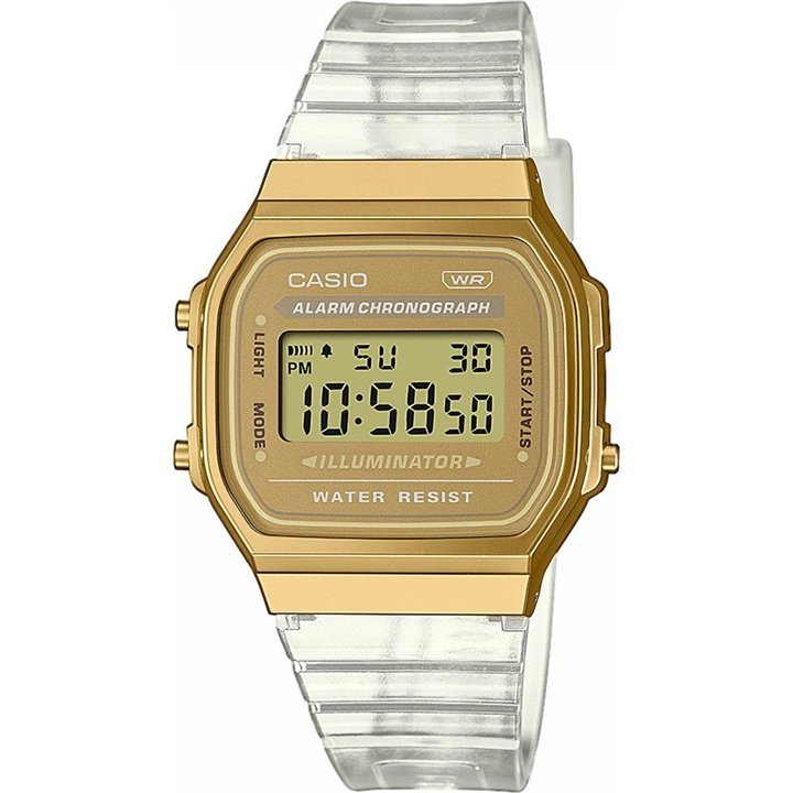 CASIO VINTAGE Mod. ICONIC - GOLD JELLY ***SPECIAL PRICE*** - WW.A168XESG-9AEF - Teknashop Ltd