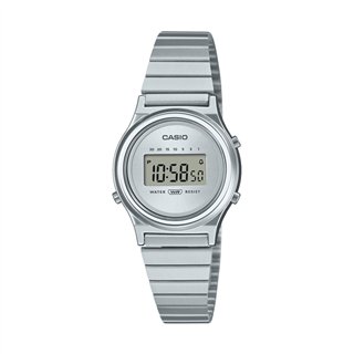 CASIO VINTAGE Mod. MINI COLLECTION SLIM ROUND - SILVER - WW.LA700WE-7AEF - Teknashop Ltd