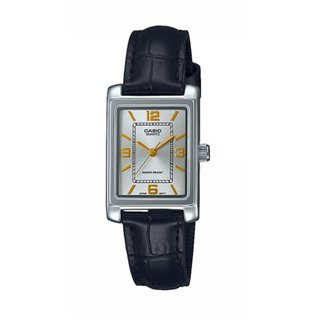 CASIO COLLECTION Mod. TANK, LEATHER - ARGENTEE - WW.LTP-1234PL-7A2EF - Teknashop Ltd