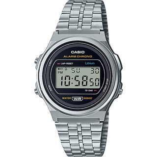CASIO VINTAGE Mod. ROUND - BLACK - WW.A171WE-1AEF - Teknashop Ltd
