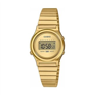 CASIO VINTAGE Mod. MINI COLLECTION SLIM ROUND - GOLD - WW.LA700WEG-9AEF - Teknashop Ltd