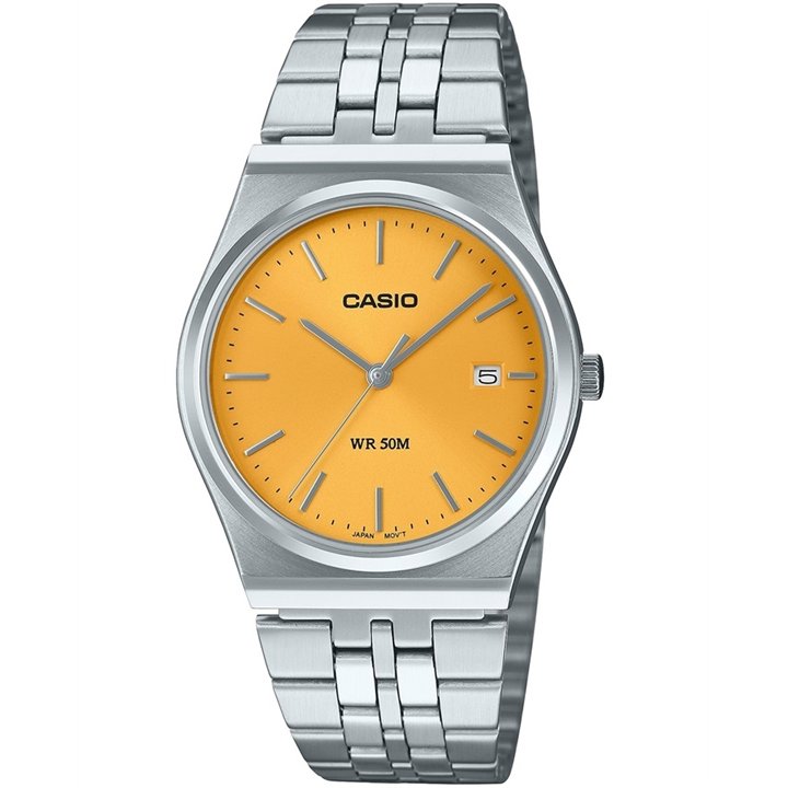 CASIO COLLECTION Mod. DATE - OCHER YELLOW ***SPECIAL PRICE*** - WW.MTP-B145D-9AVEF - Teknashop Ltd