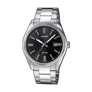 CASIO COLLECTION Mod. DATE - BLACK - WW.MTP-1302PD-1A1VEF - Teknashop Ltd