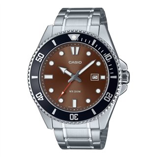 CASIO COLLECTION Mod. DIVER DATE 200M - BROWN - WW.MDV-107D-5AVDF - Teknashop Ltd