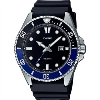 CASIO SPORT Mod. DIVER 200M - BLACK - WW.MDV-107-1A2VEF - Teknashop Ltd