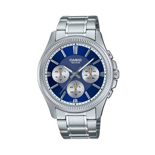 CASIO Mod. DAY DATE MULTIFUNCTION - BLUE - WW.MTP-1375PD-2A1VEF - Teknashop Ltd