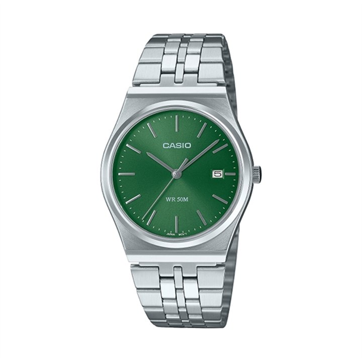 CASIO COLLECTION Mod. DATE - EMERALD GREEN - WW.MTP-B145D-3AVEF - Teknashop Ltd