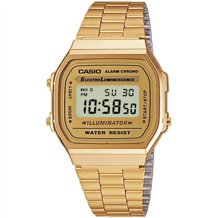 CASIO VINTAGE Mod. ICONIC - ALL GOLD ***SPECIAL PRICE*** - WW.A168WG-9EF - Teknashop Ltd