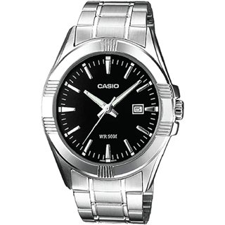 CASIO COLLECTION Mod. BOLD DATE - BLACK - WW.MTP-1308D-1AVDF - Teknashop Ltd