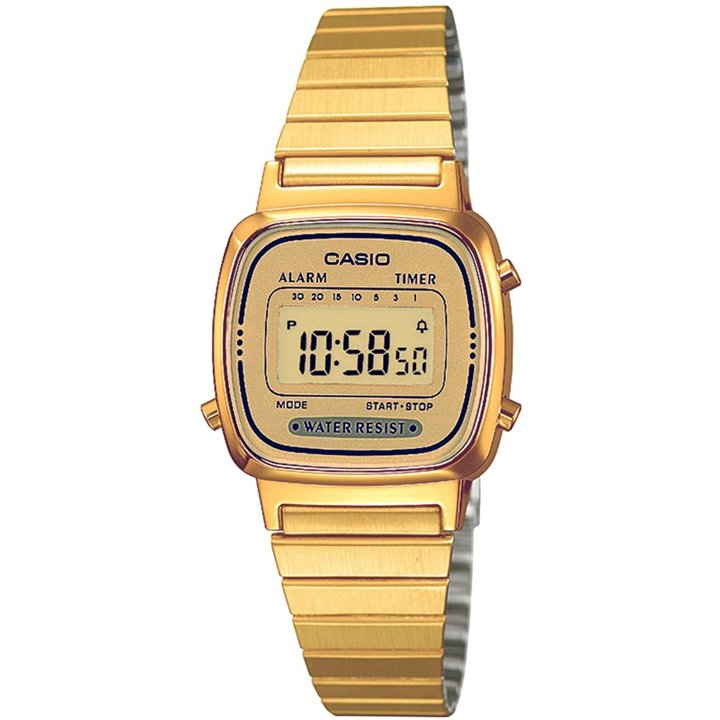 CASIO VINTAGE Mod. ICONIC MINI STEEL - GOLD - WW.LA670WEGA-9EF - Teknashop Ltd