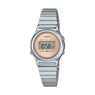 CASIO VINTAGE Mod. MINI COLLECTION SLIM ROUND - ANTIQUE PINK - WW.LA700WE-4AEF - Teknashop Ltd