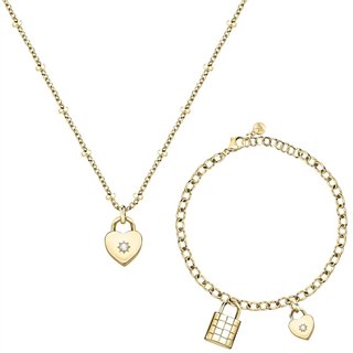 MORELLATO GIOIELLI Mod. ABBRACCIO Necklace + Bracelet Special Pack - WW.SAUB19 - Teknashop Ltd
