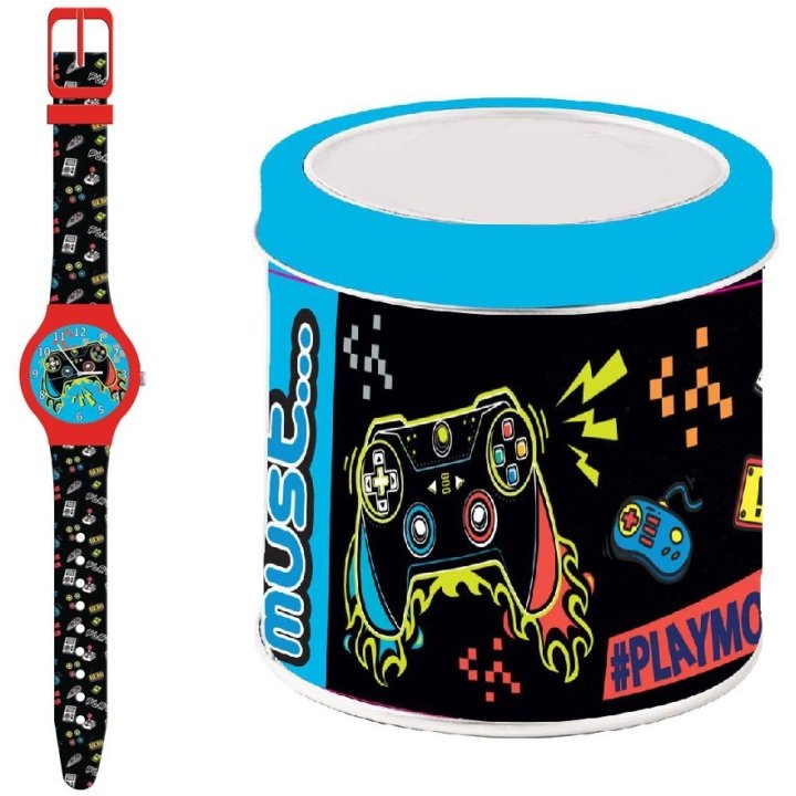 KID WATCH Mod. MUST PLAY MORE - Tin Box ***SPECIAL PRICE *** - WW.584640 - Teknashop Ltd