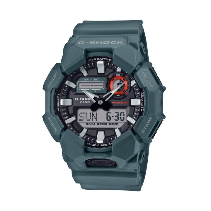 CASIO G-SHOCK Mod. NEW RUGGED BASIC Analog-Digital 10-Year Battery - WW.GA-010-2AER - Teknashop Ltd