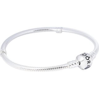 PANDORA JEWELS Mod. MOMENTS BARREL CLASP SNAKE CHAIN - WW.590702HV-17 - Teknashop Ltd