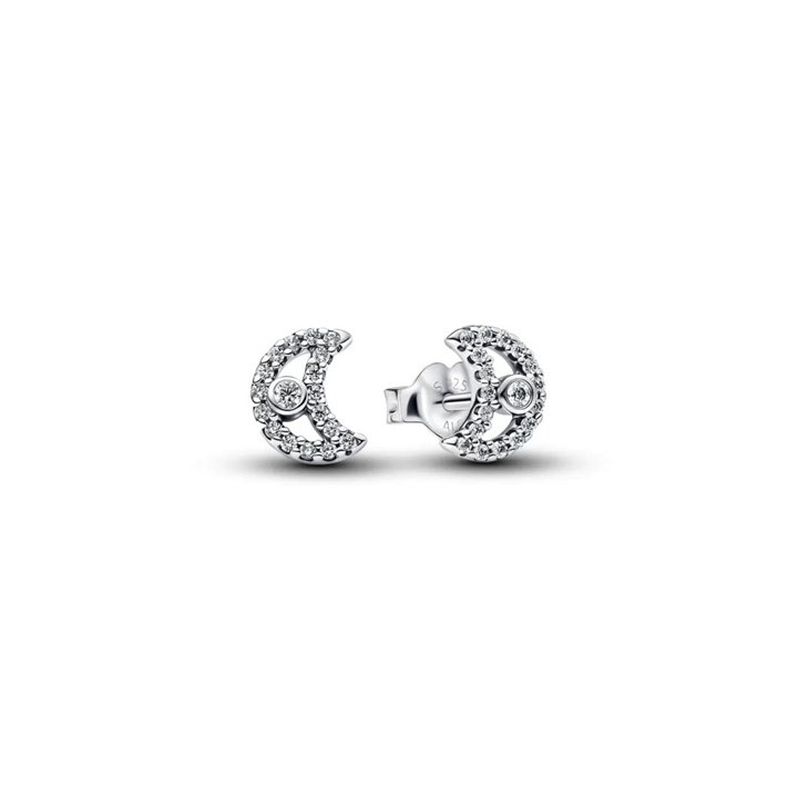 PANDORA JEWELRY Mod. SPARKLING DOUBLE HOOP EARRINGS - WW.294257C01 - Teknashop Ltd