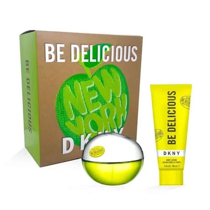 DKNY Be Delicious Eau De Perfume Spray 100ml Set 2 Pieces - woman - Teknashop Ltd