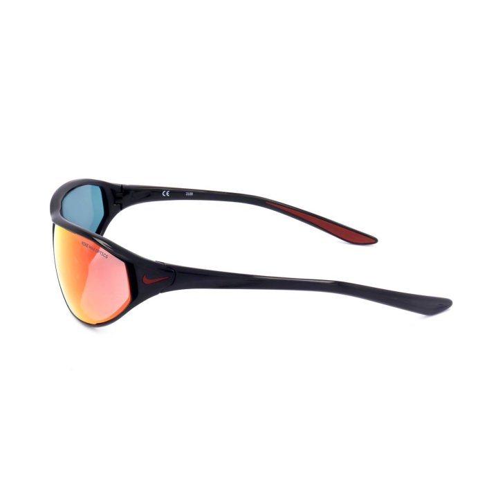 NIKE SUNGLASSES Mod. AERO SWIFT BLACK RED MIRROR - Nike Max Optics lenses - WW.M_DQ0993-011 65-12-140 - Teknashop Ltd