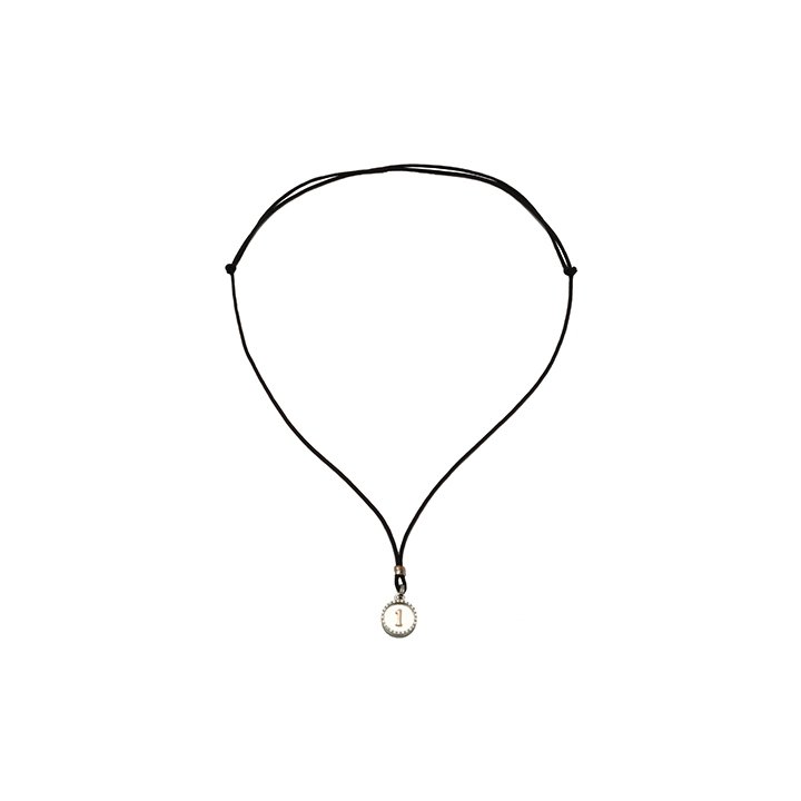 QABALA COLLANA ARGENTO & ZIRCONI - Mod. NUMERO 1 - WW.QPP201 - Teknashop Ltd