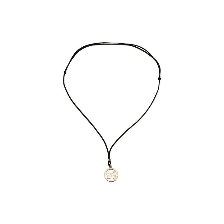 QABALA COLLANA ARGENTO & ZIRCONI - Mod. NUMERO 26 - WW.QPG2126 - Teknashop Ltd