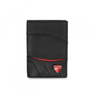 DUCATI Mod. ENZO LEATHER CARD HOLDER - WW.DTLGD0000201 - Teknashop Ltd