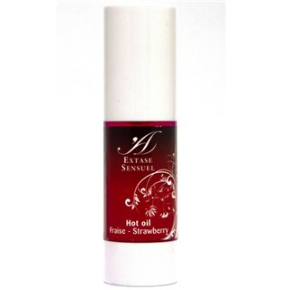 EXTASE SENSUAL - STRAWBERRY HEAT STIMULATING OIL 30 ML - D-201708 - Teknashop Ltd