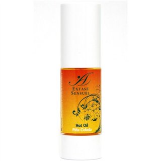 EXTASE SENSUAL - PIÑA COLADA HEAT STIMULATING OIL 30 ML - D-201710 - Teknashop Ltd