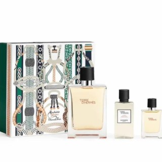 Terre D'Hermes Eau De Toilette Spray 100ml Set 3 Pieces - unisex - Teknashop Ltd