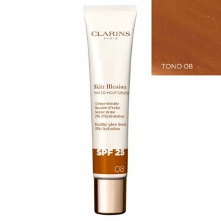 Clarins Skin Illusion Tinted Moisturizer Spf25 08 40ml - unisex - Teknashop Ltd